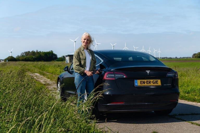 Elektrische Tesla auto 2