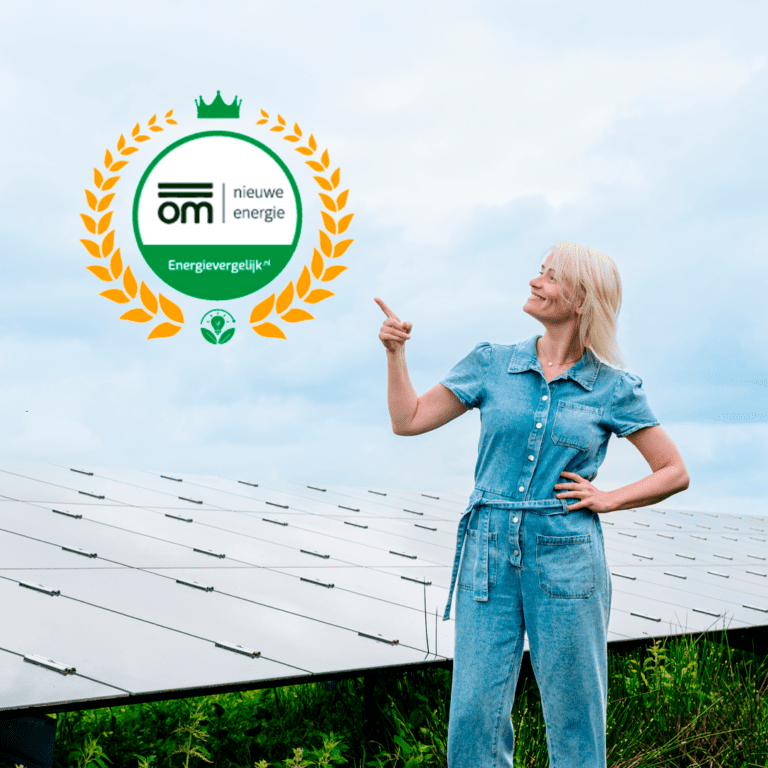 Opnieuw verkozen als meest duurzame energieleverancier van Nederland!