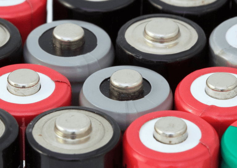Batterijen.
